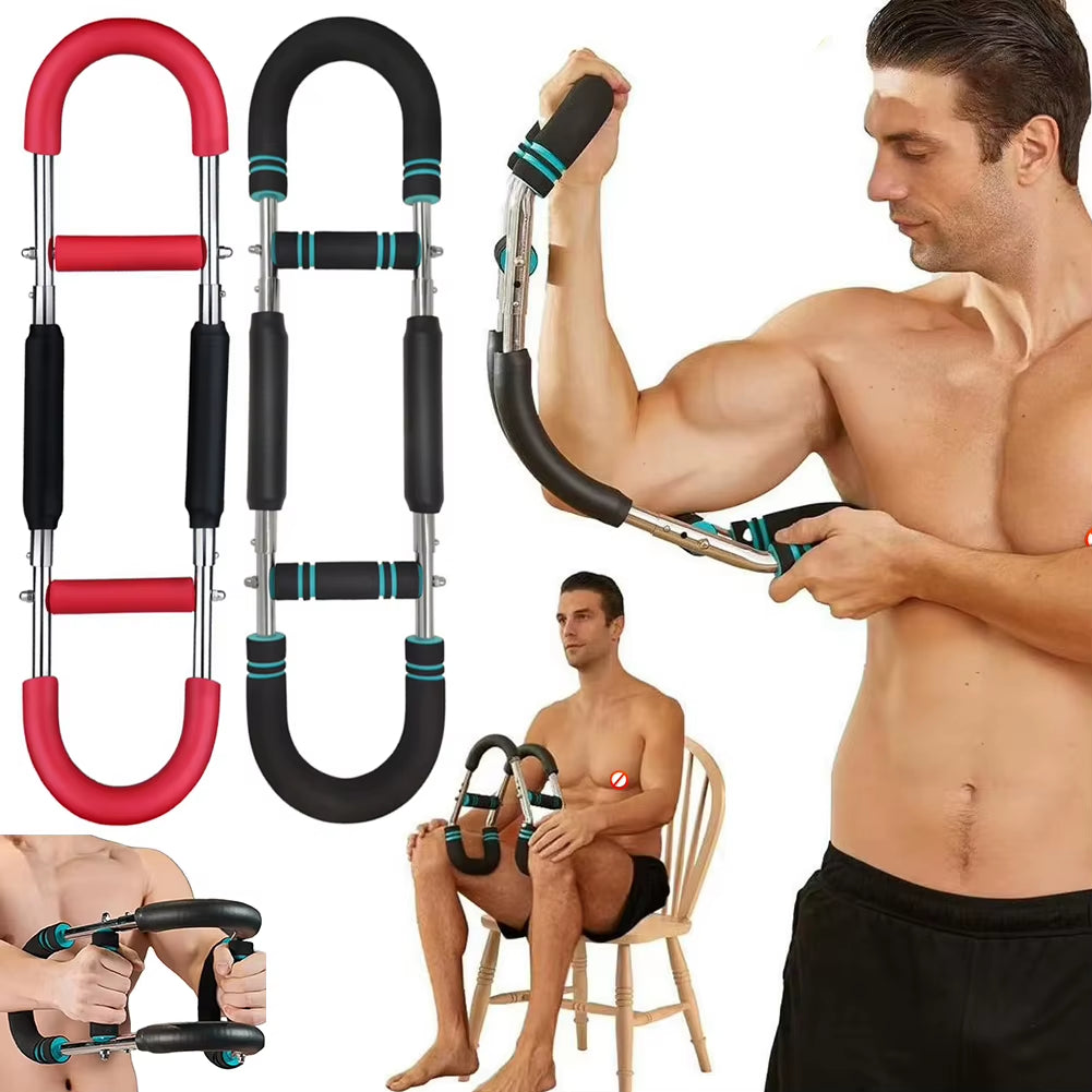 Adjustable Twister Arm Exerciser U-Shaped Wrist Strength Trainer Arm Strength Device for Shoulder Arm and Chest Exercise
